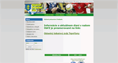 Desktop Screenshot of obfztopolcany.sk